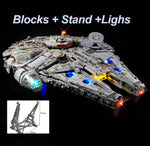 In Stock The Large Millennium Ship Falcon 8445pcs Building Blocks Bricks Compatible 75192 Toys For Kids Birthday Christmas Gifts
