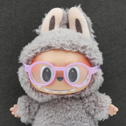 Fashionable Plastic Glasses For Labubu 3.0 Colorful Glasses Mix Match Doll Ornament  Accessories Macaron BJD