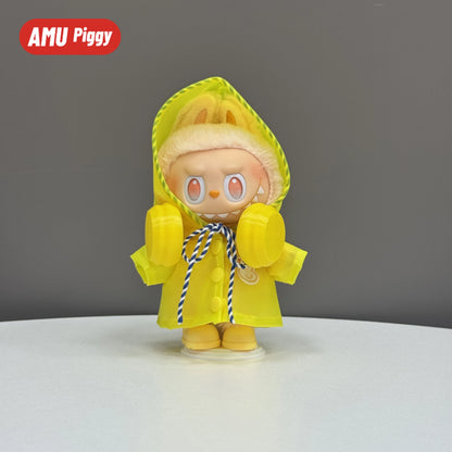 Doll Clothes: Baby Clothes Third Generation, Front High Energy Set, Sitting Party, Macaron,Only clothes
