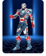 Marvel Avengers ZD Toys Iron Man MK3 MK1 MK6 MK7 MK5 Tony Stark Iron Patriot War Machine Action Figure Ironman Collect Toy Gift