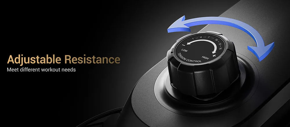 ROBORE UR20 Rower Machine with 126cm Extended Track, 16-Level Magnetic Resistance,160kg Weight Capacity,＜25 dB (Quiet Operation