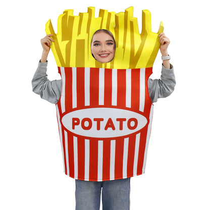 Festival Costumes Red Tomato Delicious Ketchup Costume Adult Boy Girl Funny Disguise Suit Yellow Halloween Cosplay Party Clothes