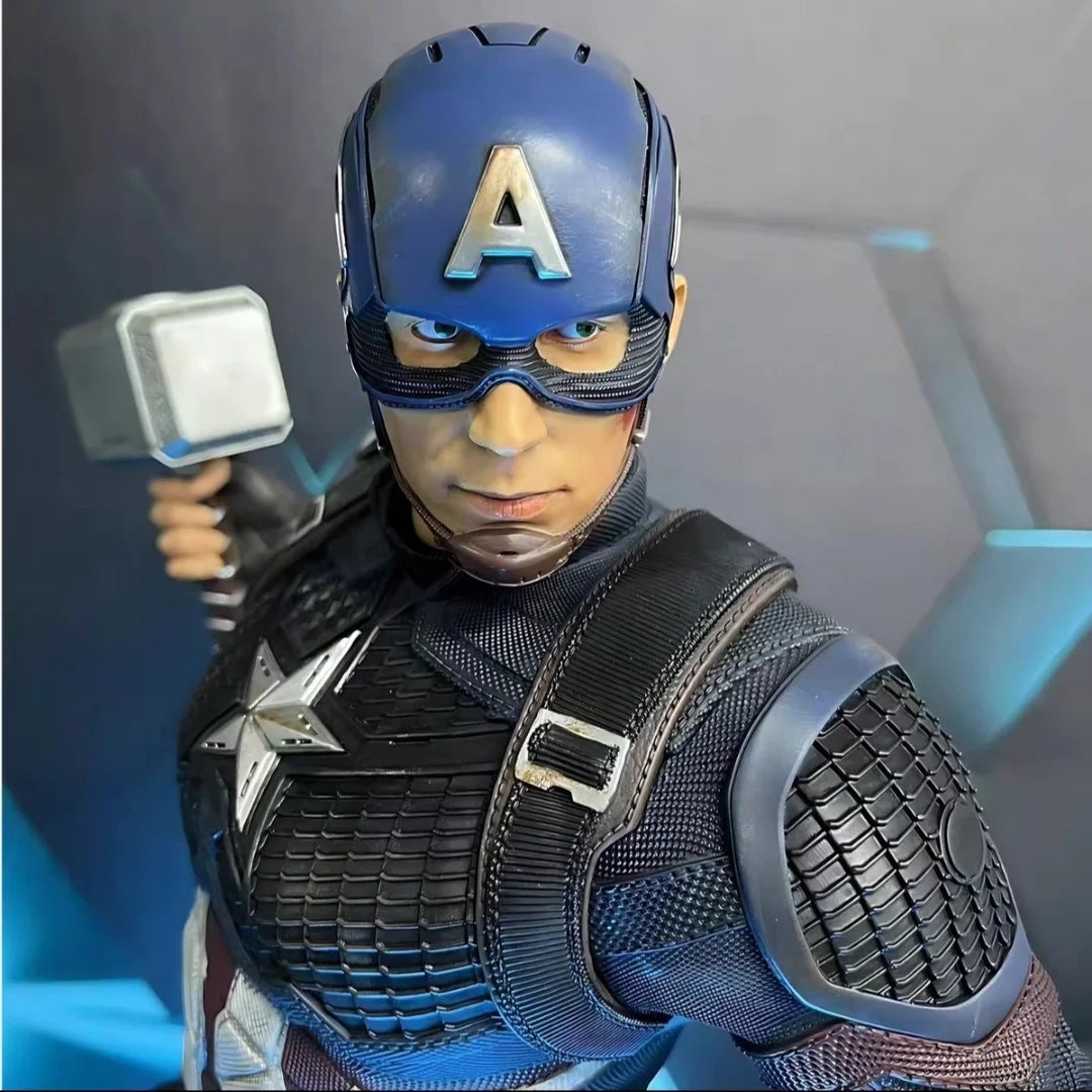 New Avengers Marvel Series Half-Body Bust Statue Model Collectible Toy Birthday Gift Thanos Collectors Item Action Figure