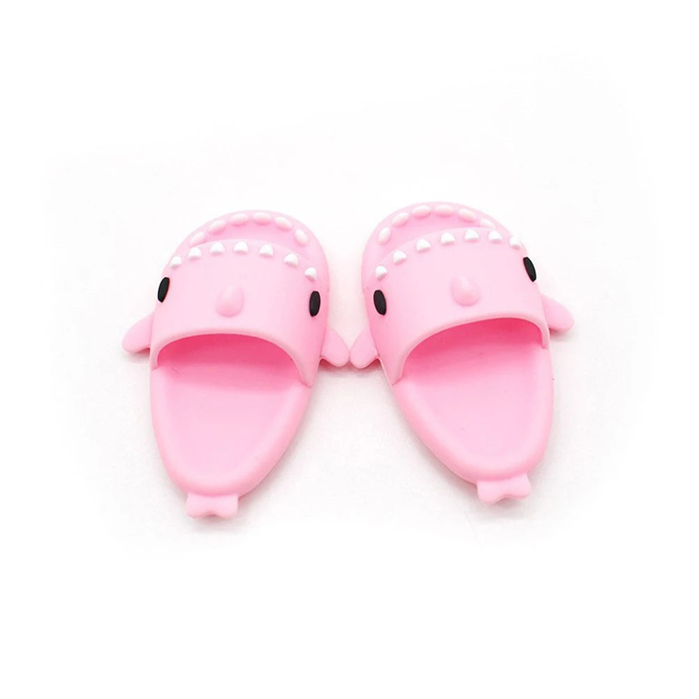 (Shoes Only)17cm Labubu Accessories Shoes Dolls Can Wear Shark Slippers Fun and Stylish Casual Shoes for Playtime