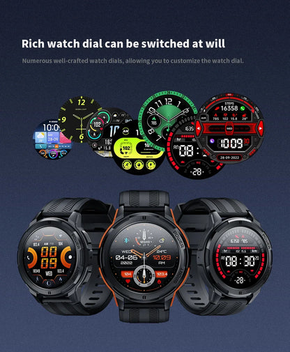 OUKITEL Smart Watch BT10 Sport SmartWatch BT5.2 410mAh 1.43" AMOLED Display