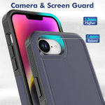New TPU/PC Case for iPhone 16e / 16 Pro Max - Military Grade Shockproof Phone Cover Hybrid Armor Dual Layer Protection Shell