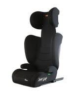 I-Size child seat booster 100-150cm with ISOFIX | Adjustable headrest & 3-point strap | ECE R129 Certified (black)