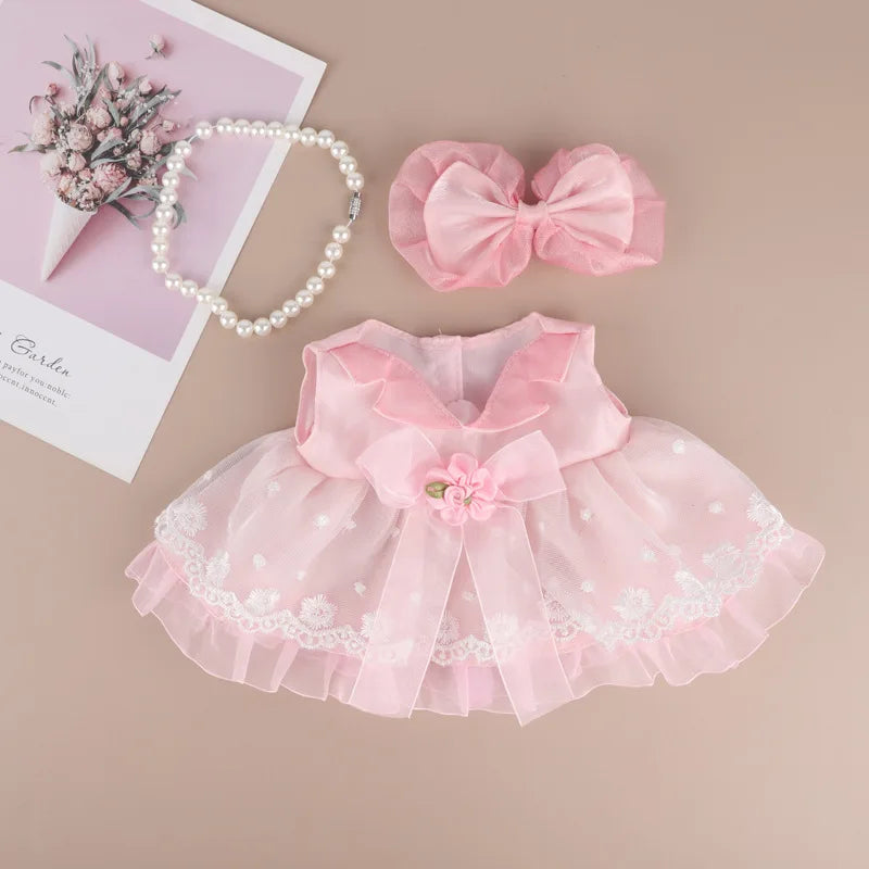 2025 New 38cm Labubu Hot Only Selling Clothes Labubu Mokoko Idol Doll Fashion Design Dress Coat Set Accessories Gift