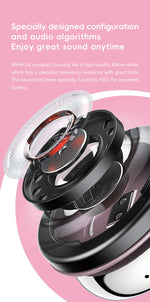 FiiO ANYTIME Bluetooth 5.4 Wireless Headphone Noise Cancelling Bluetooth Earphones Hi-Res Wireless Over-Ear Headphones with mic