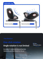 Baby Car Seats Infant Safety Car Seats Child Safety Booster Car Seats Convertible Child Safety Car Seats with Isofix for 0-12Y