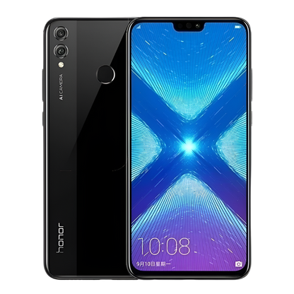 Refurbished - HONOR 8X Smartphone – Wereldwijde firmware, 6,5-inch FullView-scherm, Kirin 710, 20MP-camera, 3750mAh-batterij, 6 maanden garantie