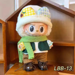 17cm Labubu V2 V1 Trendy Clothes Outfit Accessories Idol Doll Clothing for Kid Gift Labubu Ropa