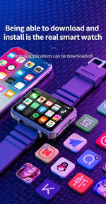 4G LTE Android Smartwatch 2025 Connected Watch Man Sim Card Phone Mobile 2.4 Inch 1.4GHz Electronics Smart Watch New In Global