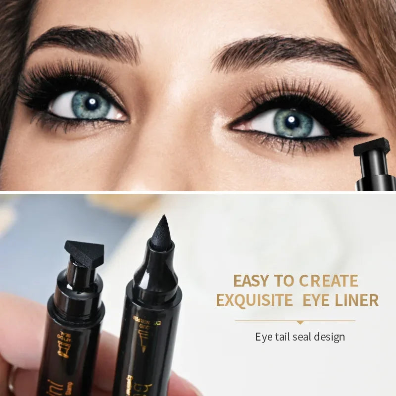 2-in-1 Dual-Ended Eyeliner & Shadow Pen – Waterproof, Long-Lasting, DIY-Friendly, Certified, Unisex, Quick & Easy Eye Makeup