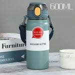 Stainless Steel Thermo Bottle Thermal Water Bottle Large Capacity Tumbler Portable Cold Hot Drinks Thermos Cup Fitness Cold Hot