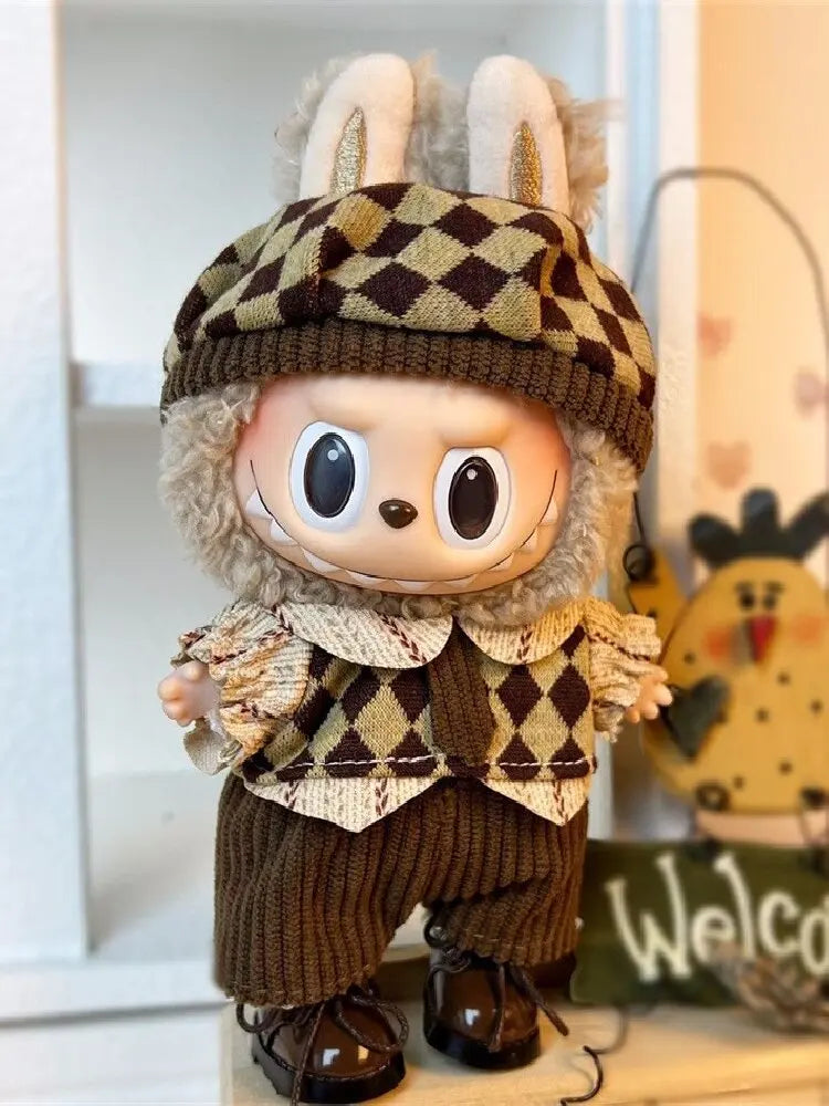 Doll Clothes Outfit Accessories For 17cm Labubu V2 V1 Doll's Clothing  Different styles Cosplay dress Kid Toy Gift