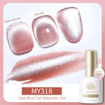 BORN PRETTY 10ml Silver Water Light Cat Magnetic Gel Nail Polish Nail Supplies Vernis Semi Permanent Gel for Fall Winter Nails