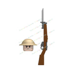 N601-650 MOC Military War Infantry Soldiers Action Figures Creative Bricks Accessories Building Blocks Children's Toys Gifts