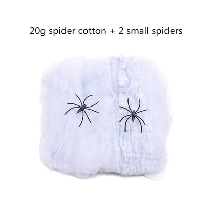 Halloween spider web simulation big black spider decoration bar scene layout props party decoration lawn scenery home decoration