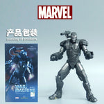Marvel Avengers ZD Toys Iron Man MK3 MK1 MK6 MK7 MK5 Tony Stark Iron Patriot War Machine Action Figure Ironman Collect Toy Gift