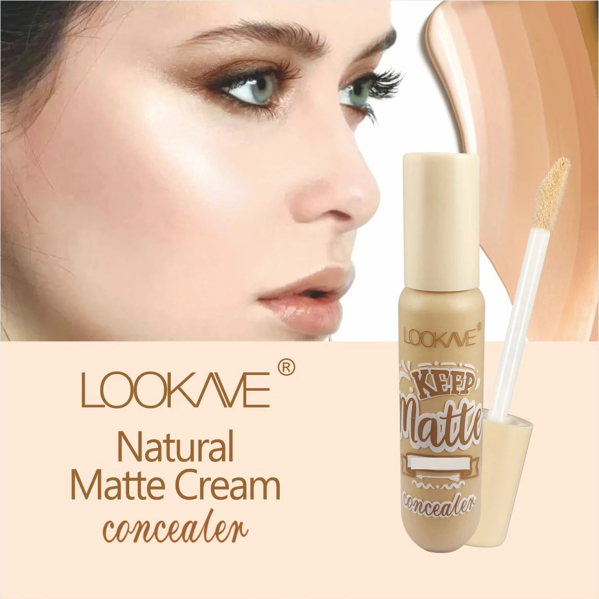 Liquid Concealer Stick Foundation Cream 6 Color Moisturizing Full Coverage Acne Dark Circle Natural Matte Concealer Cream Makeup