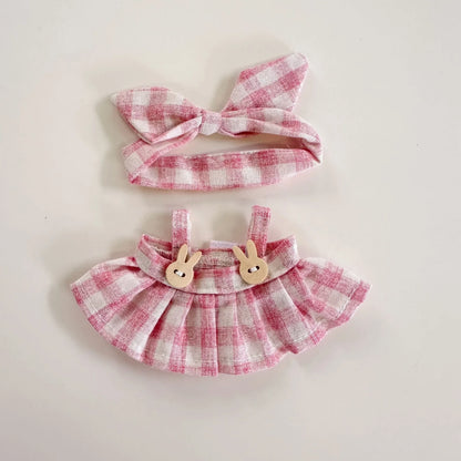 LABUBU Doll'S Clothes Outfit Accessories for 15-17cm Labubu Idol V1 V2 Stylish Outfit Clothes Sports Leisure Suit Clothing Gift