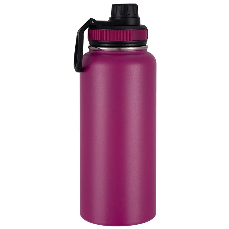 Large Sports Double Wall Stainless Steel  Water Drinking Bottle Insulated Mugs Thermos Vacuum Flask