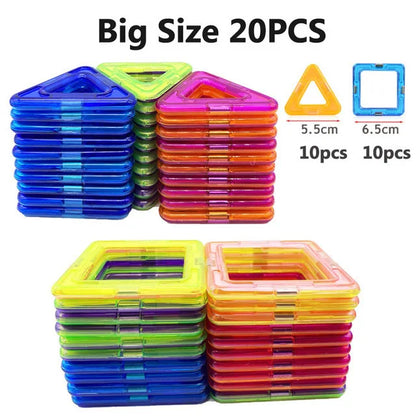 DIY Magnetic Building Blocks Magnet Toys Kids Designer Mini Building Set Model Gift Toys Puzzle Learn Jigsaw Puzzle Magnet Toys
