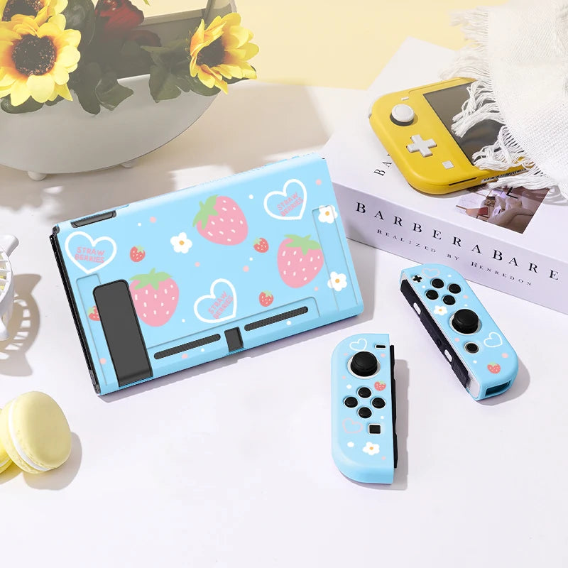 Switch Protector Case for Nintendo Switch OLED, NS Game Accessories,Handheld Separable Shell for NS Joycon, Switch Cover