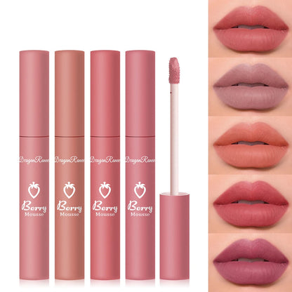 Walking Beads Lip Oil Set of Four Moisturizing Moisturizing Liquid Rollerball Lip Oil Anti-Dry Cracked Colorless Transparent