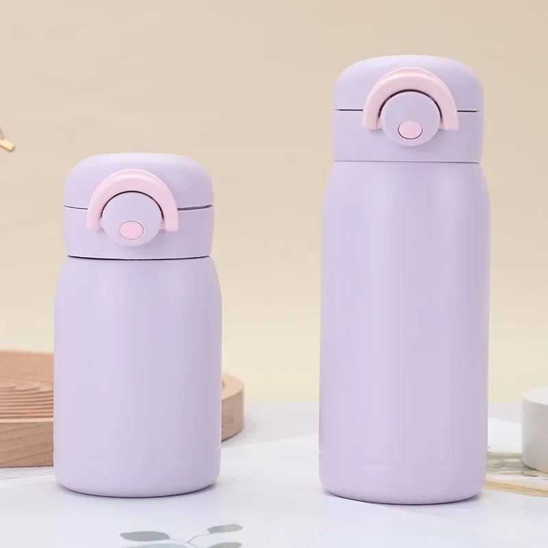 220ml/350ml Mini Thermos Cup Pocket Cup Stainless Steel Thermal Coffee Mug Vacuum Flask Insulated Hot Water Bottle Kids Gift
