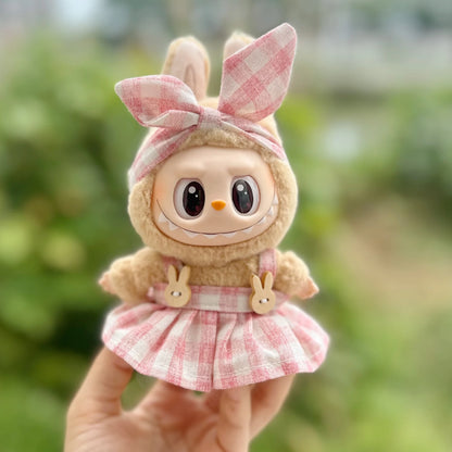 LABUBU Doll'S Clothes Outfit Accessories for 15-17cm Labubu Idol V1 V2 Stylish Outfit Clothes Sports Leisure Suit Clothing Gift