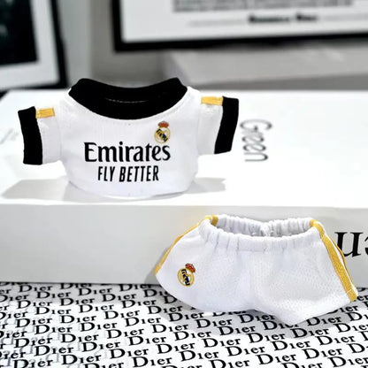 For 17cm Labubu Football Basketball Size 10 Clothing V1V2 Labubu Doll Size 7 Vinyl Pendant Doll Clothing DIY Sportswear Boy Toy
