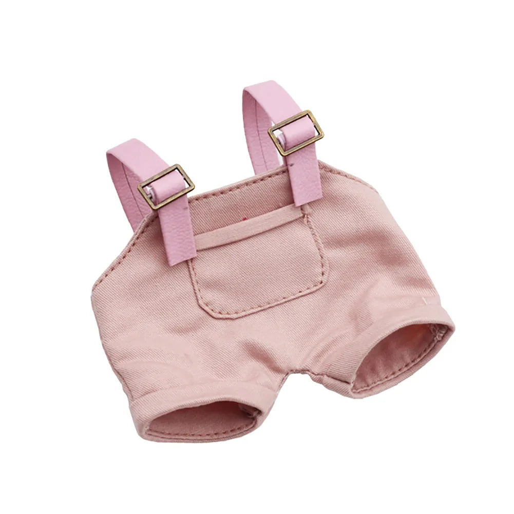 For 3rd Gen 17cm Labubu Trend Clothes Pendant Sitting Party Graffiti Strap Pants Hat Labubu Retro Clothes