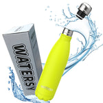 500ML Stainless Steel Thermos Mug Sports Water Bottle Cold and Hot Thermal Cups Vacuum Travel Tumbler Mug Thermal Bike Bottle