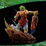 Broli Vs Goku Anime Figure Dragon Ball Broli 28cm Figurine Pvc Statue Model Doll Desk Decoration Collectible Toys Christmas Gift
