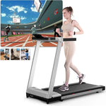 Superun Raceable Treadmill for Home, Walk Treadmill with 6% Incline 158 kg Weight Capacity