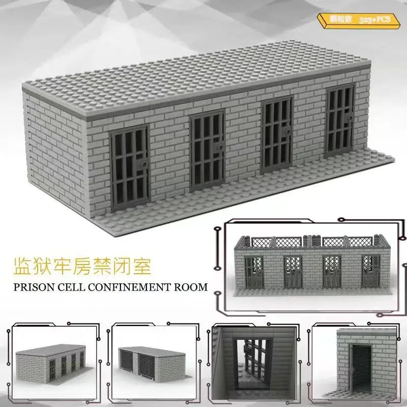 Upgrade Military Base Building Block Sets DIY WW2 Army War scene model Blocks Boys Toys