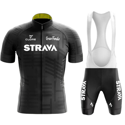 Ensemble Maillot Vélo Été Homme STRNVN – Respirant, Manches Courtes, VTT