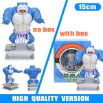 Pokemon Toys GYM Figurines Cartoon Fitness Muscle Man Action Figure Charmander Bulbasuar Squirtle Gengar Fit Model Anime Toys