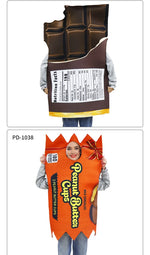 Festival Costumes Red Tomato Delicious Ketchup Costume Adult Boy Girl Funny Disguise Suit Yellow Halloween Cosplay Party Clothes