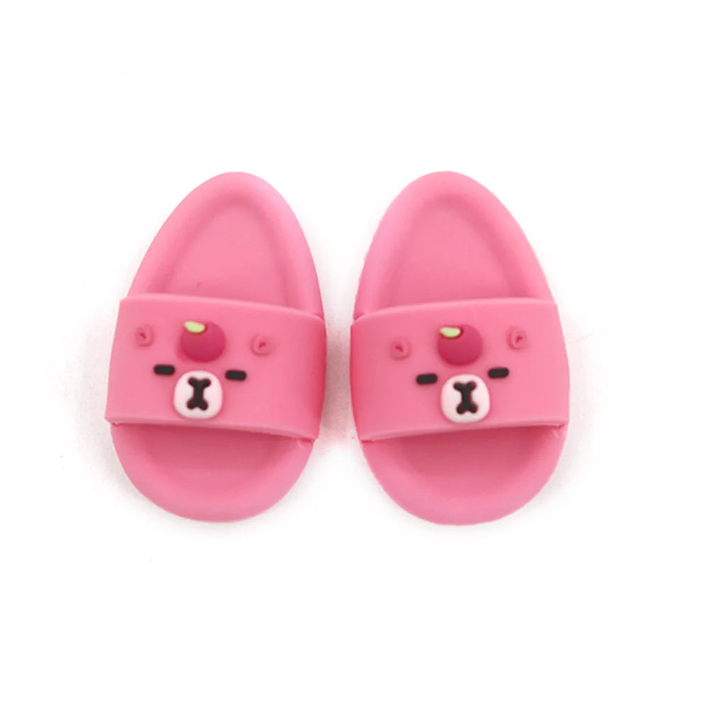 For LABUBU 3.0 Slipper Shoes Suitable for 17cm Cotton Dolls Shoes Boots Toys Casual Sports Shoes Dolls Accessories DIY Doll Toys