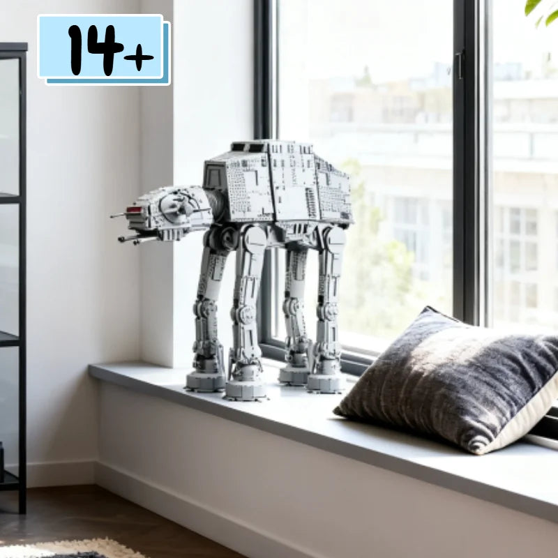 MOC 75313 UCS Large Sized ATAT Combat Walker Building Blocks Display Model Bricks Toys For Kids Adults Christmas Birthday Gifts