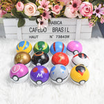 12Pcs/Set Pokemon Poke Ball Figure Toys Anime Pikachu Pocket Monster Pet Elf PVC Figurine Action Collection Model Dolls Gifts