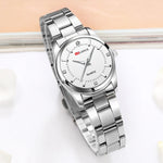 Luxury Women's Watch 29mm Fashionable Stainless Steel Rhinestone Pink Minimalist Girl Clock Outdoor Travel Women Wrist Watches