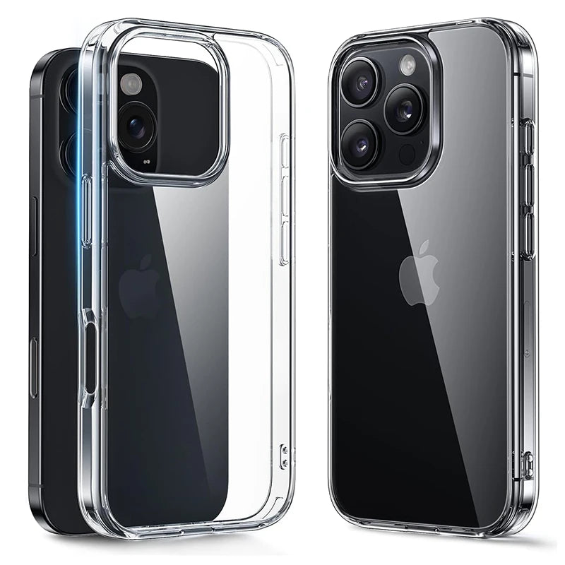 Luxury Crystal Case for iPhone 17 Air 16 15 14 13 12 11 Pro Max Back Shell Military Grade Hybird Case for iPhone 17 Pro Max Capa