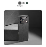 Premium Genuine Italy Imported Alcantara Magnetic Case for iPhone 17Pro 17Air 17 Pro Max with MagSafe Business Soft Touch Cover