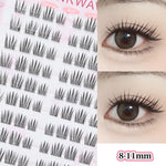 Upgraded Sunflower False Eyelashes No Glue Fake Lashes  Natural Reusable Band-Free Lashes Manga Lash Makeup Korean