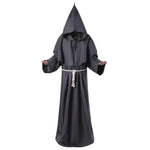 Monk Clothing Ancient Costume Medieval Monk Robe Wizard Clothing Priest Clothing Halloween Cos Costume