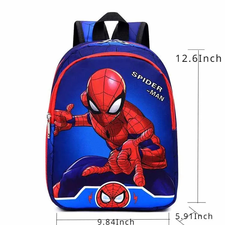 Disney New Children Backpack  Mini Schoolbag Girls and Boys Cute Shoulder Bag Cartoon Spriderman Children Backpack